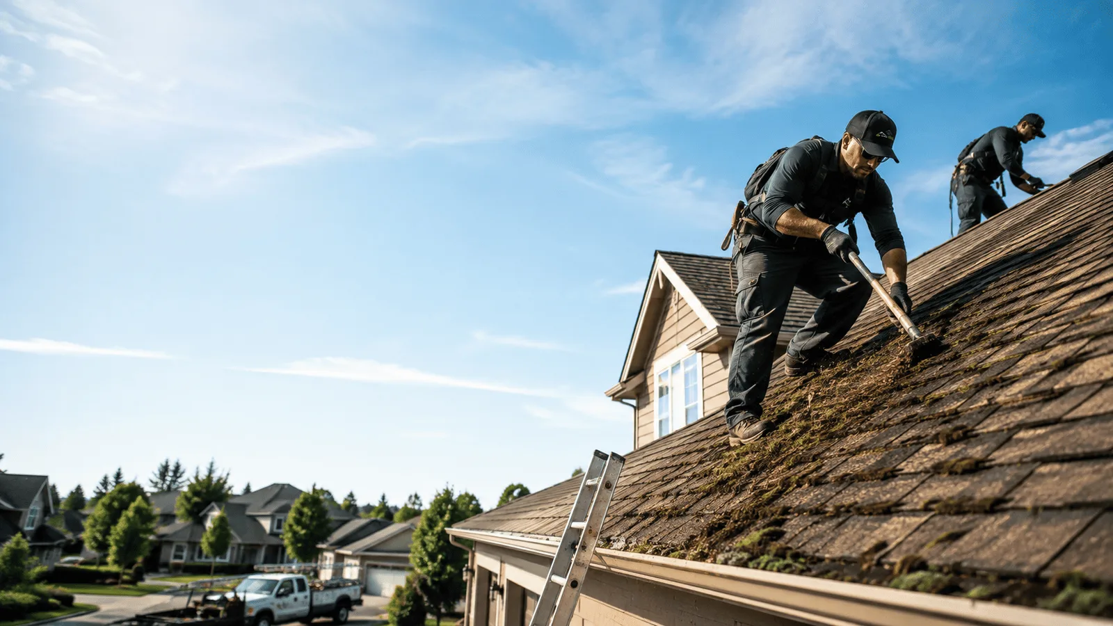 Roof Moss Removal in Au Gres, MI near me